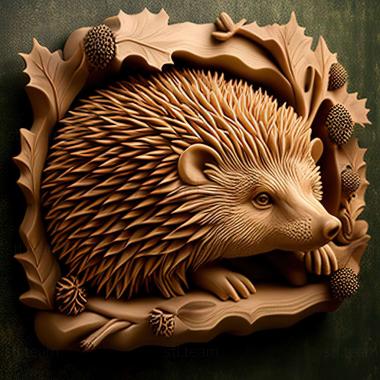 3D model hedgehog (STL)